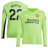 Maillot de Gardien à Manches Longues Manchester United Heaton 22 Domicile 2023-24 Pour Homme